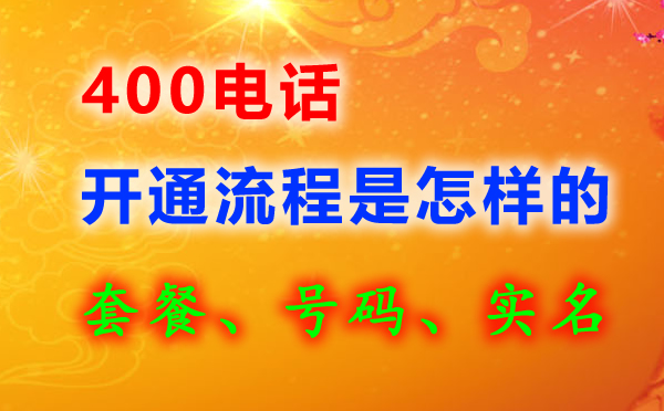 申请400电话需要的材料